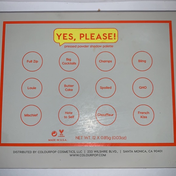 Yes, Please! 12 Pan Colourpop Eyeshadow Palette - Picture 12 of 16